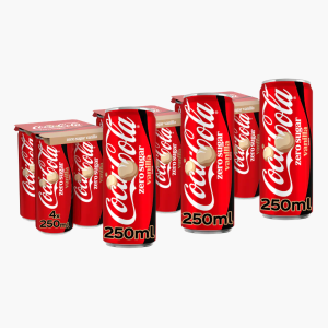 Coca Cola Vanilla Zero Sugar 4-pack 25cl 3x