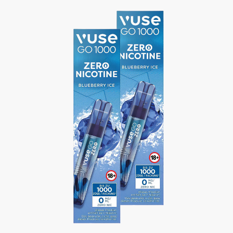 vuse go nikotin Vuse GO 1000 Blueberry Ice 0mg Nikotin x2 order online!