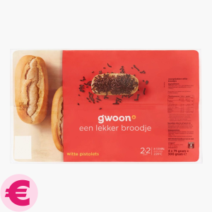 G'woon Pistolet wit 300g
