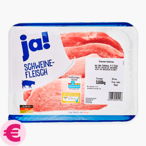 Ja! Schweine Schinkenschnitzel 600g