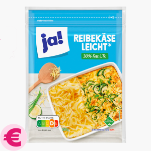Ja! Reibekäse Leicht 250g