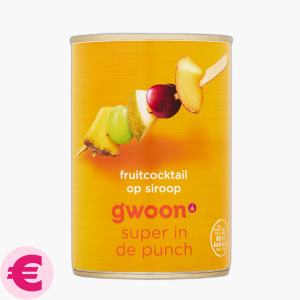 G'woon Fruitcocktail op siroop 410g