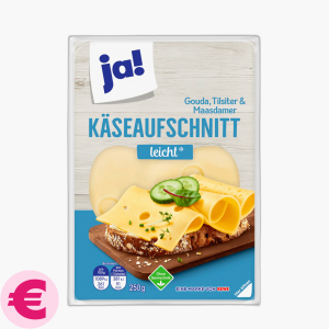 Ja! Käseaufschnitt leicht 30% Fett i. Tr. 250g