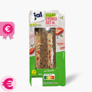 Ja! Sandwich Vegan Lyoner Art 180g