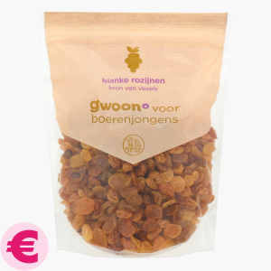 G'woon Blanke Rozijnen 375g.
