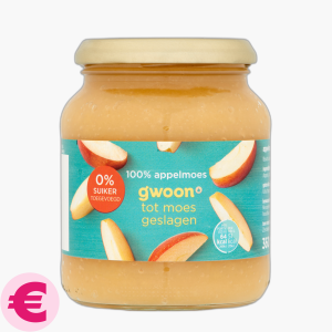 G'woon Appelmoes 100% natuurlijk 360g