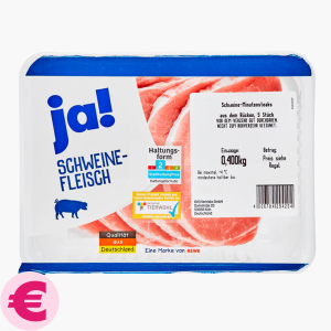 Ja! Schweine Minutensteak aus dem Rücken 400g