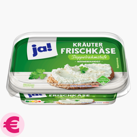 Ja! Frischkäse Kräuter 300g
