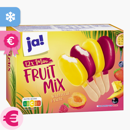 Ja! Fruit Mix Waldfrucht & Exotic 600ml (12x50ml)