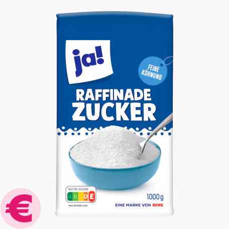 Ja! Raffinade-Zucker 1kg
