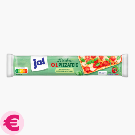 Ja! Frischer Pizza Teig XXL 550g