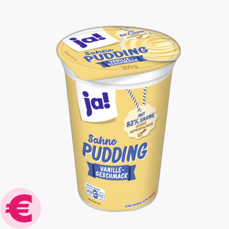 Ja! Sahne Pudding Vanillegeschmack 200g