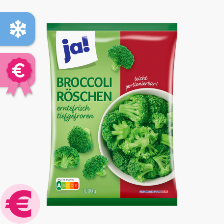 Ja! Broccoli-Röschen 1000g