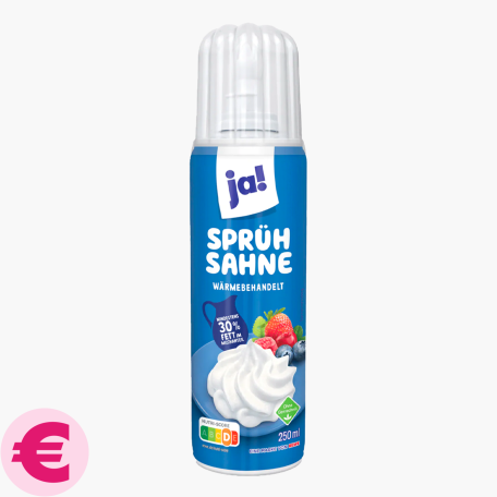 Ja! Sprühsahne 250ml