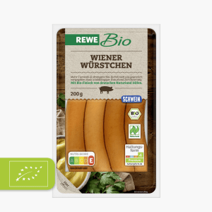 Rewe Bio Wiener Würstchen 200g