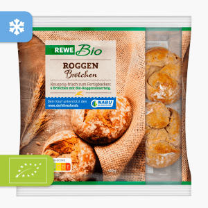 Rewe Bio Roggen-Brötchen 420g (6 Stück)