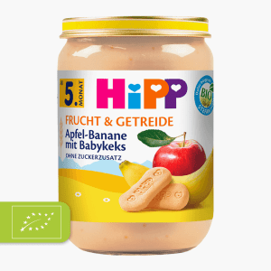 Hipp Bio Apfel Banane mit Babykeks 190g