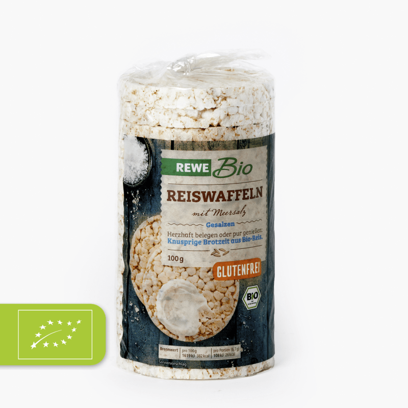 Rewe Bio Reiswaffeln mit Meersalz