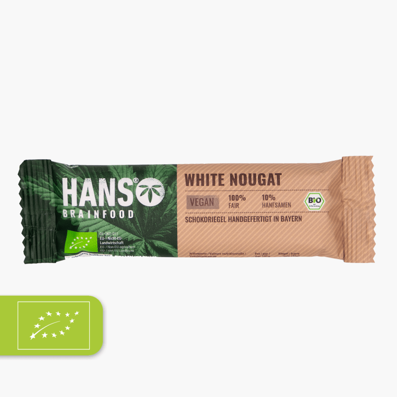 HANS Bio-Schoko-Riegel White Nougat 30g
