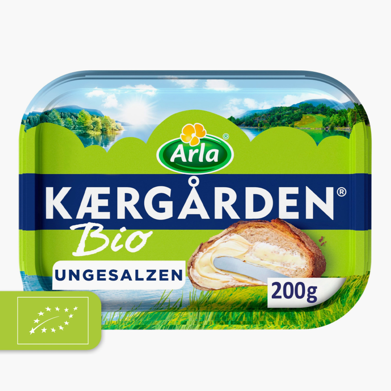 Arla Kaergarden Bio Ungesalzen Butter 200g