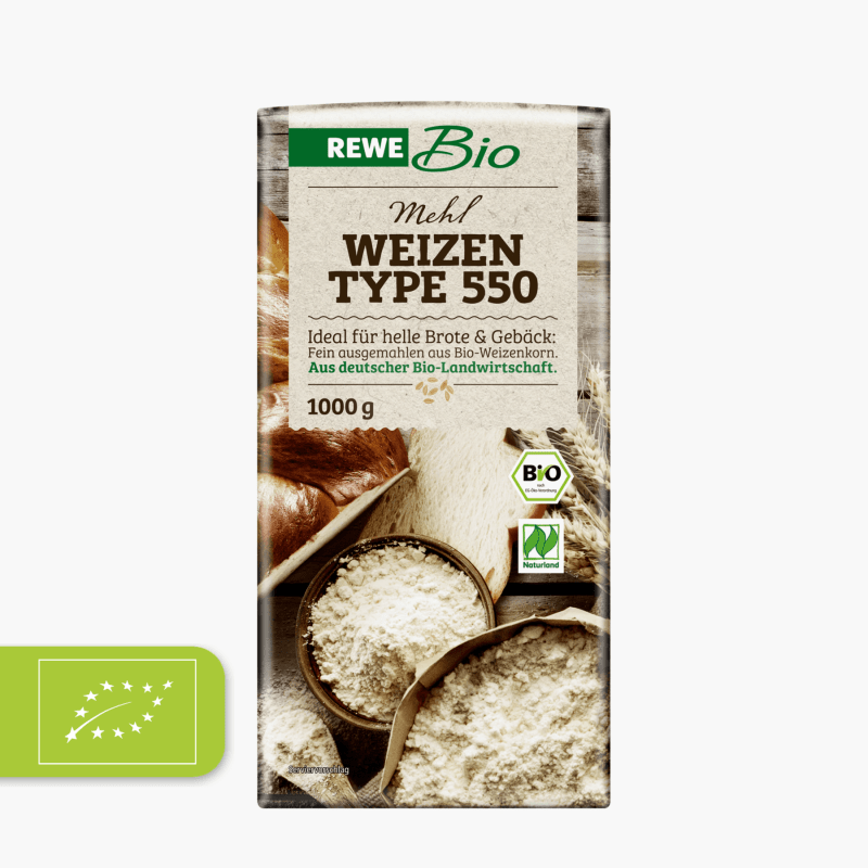 Rewe Bio Weizenmehl Type 550 1kg