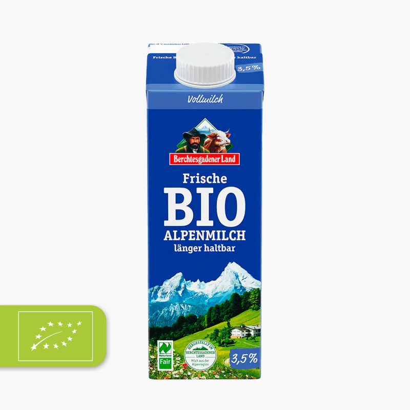 Bercht. Land Frische Bio Alpenmilch 3,5% 1l