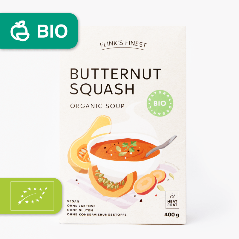 Flink Bio Butternutkürbis-Suppe 400g