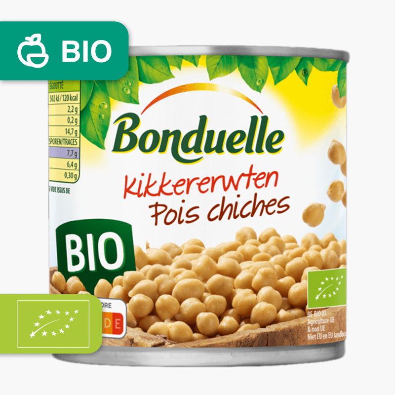 Bonduelle Biologische kikkererwten 310g