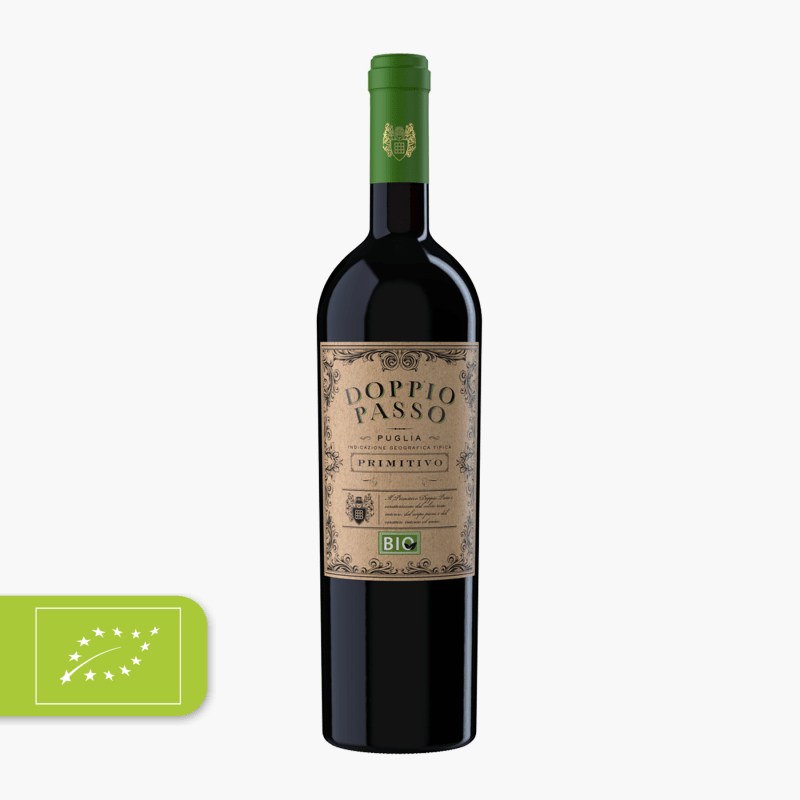 Doppio Passo Bio Primitivo Trocken 0,75l (13% vol.)