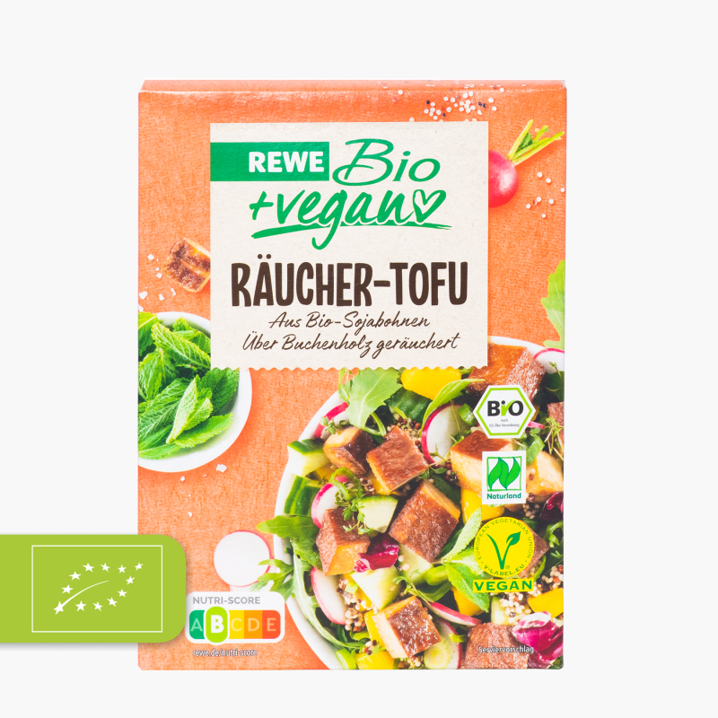 Rewe Bio Vegan Räucher-Tofu 350g (2x175g)