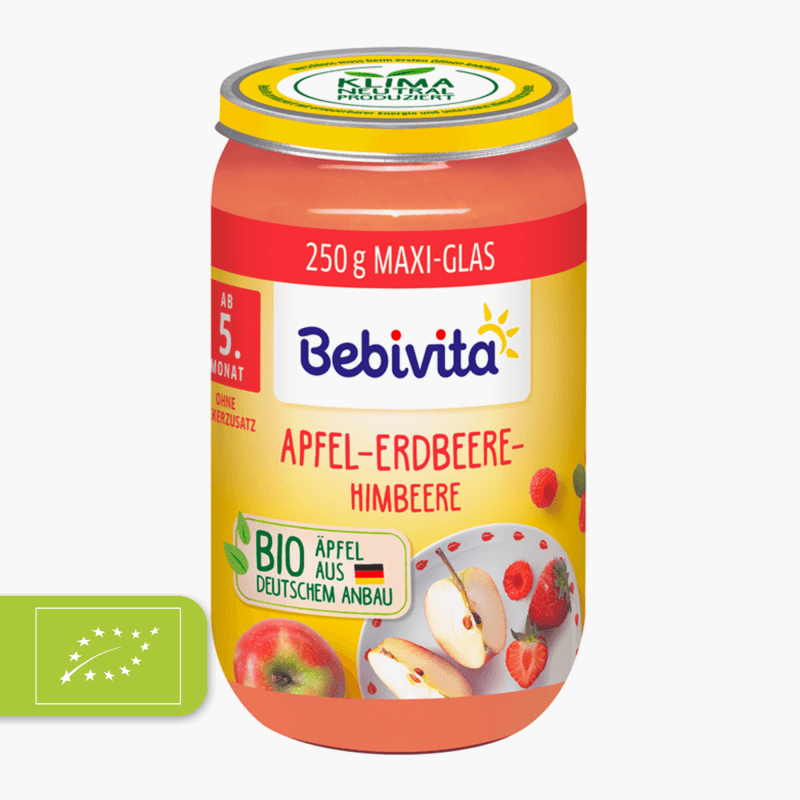 Bebivita Bio Apfel Erdbeere Himbeere 250g