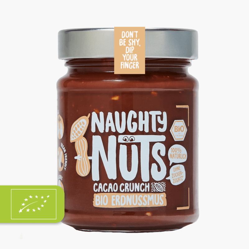 Naughty Nuts Bio Erdnussmus Cacao Crunch 250g