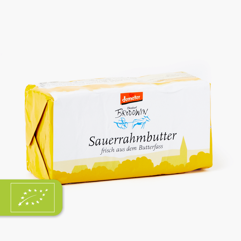 Brodowin Bio Demeter Sauerrahmbutter 85% 250g