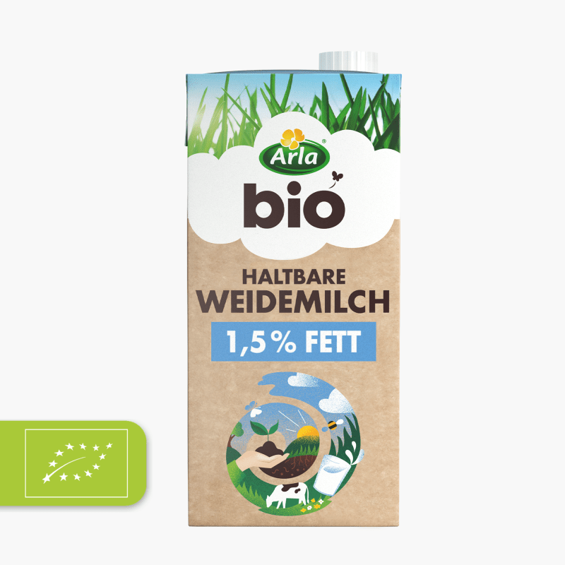 Arla Bio Haltbare Weidemilch 1,5% Fett 1l