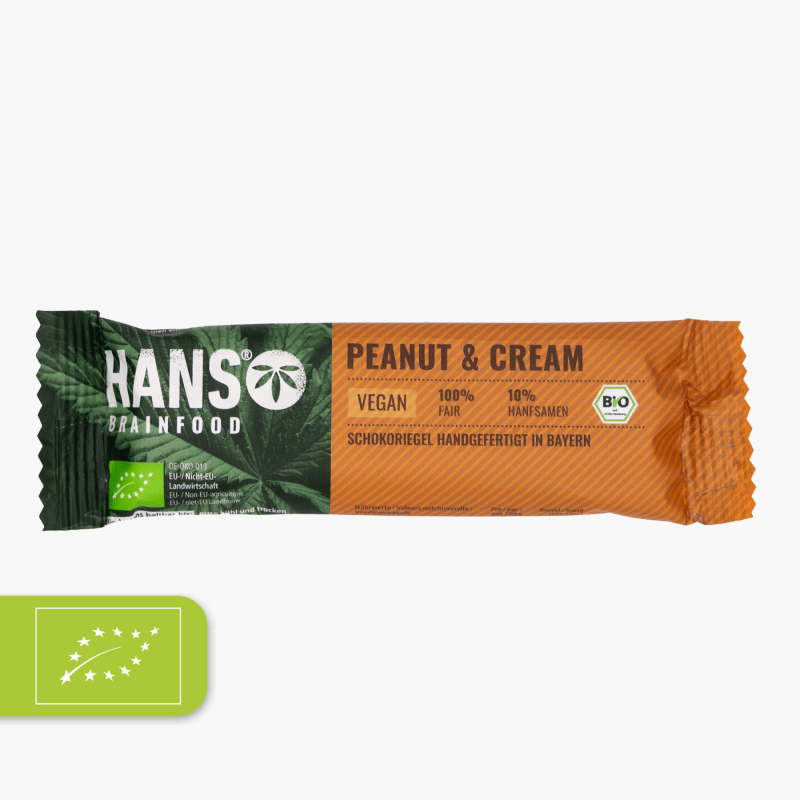 HANS Bio-Schoko-Riegel Peanut & Cream 30g