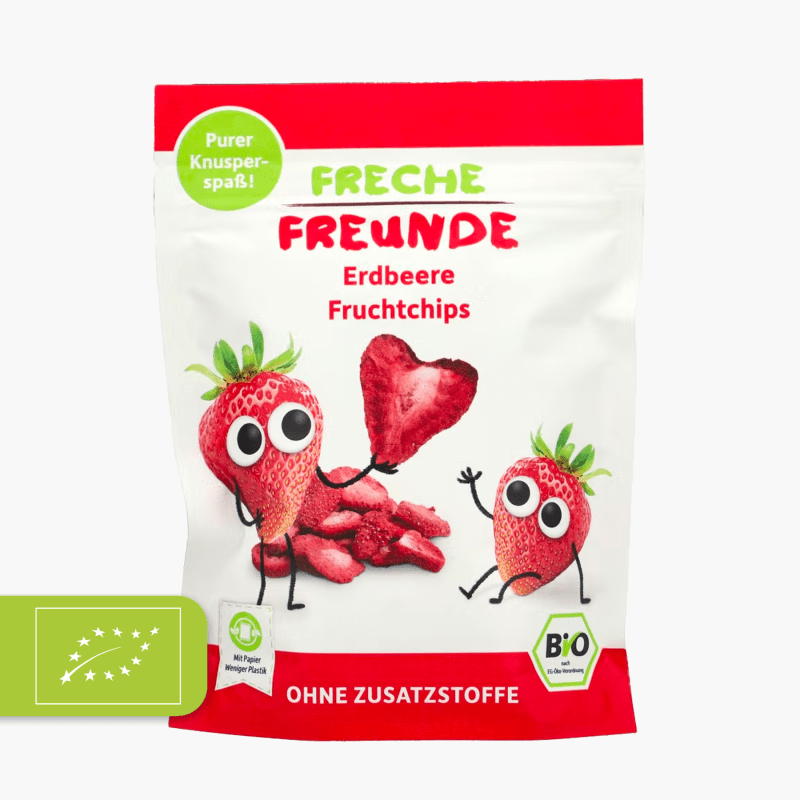 Freche Freunde Bio Fruchtchips Erdbeere 12g