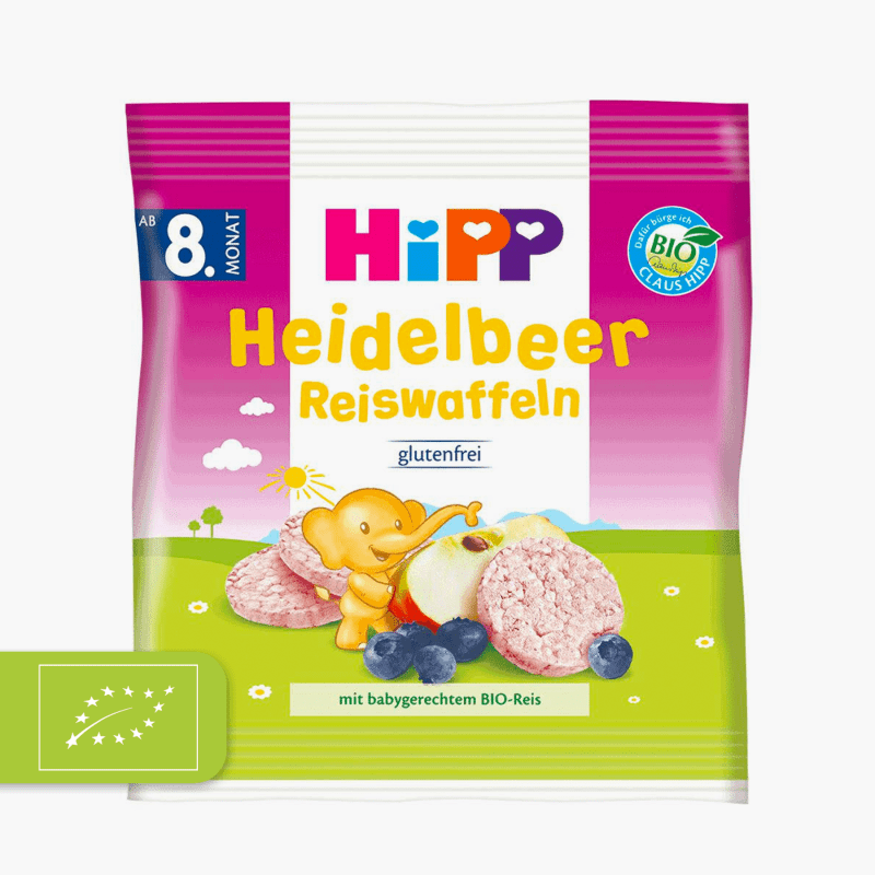 Hipp Bio Reiswaffeln Heidelbeere 30g