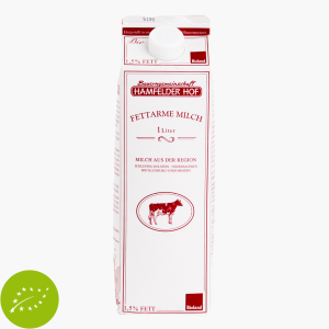 Hamfelder Bio-Milch 1,5% Fett. 1l