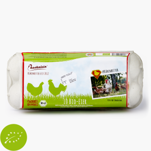 haehnlein Bio Eier 10er (mit Bruderhahn Aufzucht)