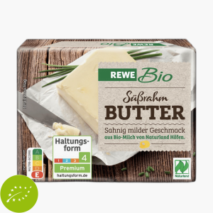 Rewe Bio Süßrahmbutter 250g