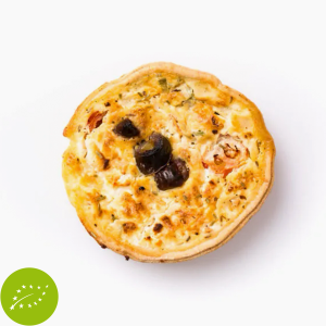 1 Stk. - Biokaiser Dinkel Quiche mit Ziegenkäse und Datteln