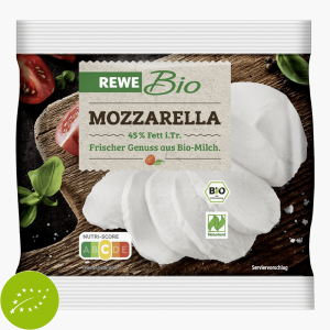 Rewe Bio Mozzarella 45% 125g