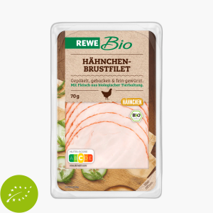 Rewe Bio Hähnchenbrustfilet 70g