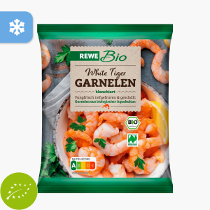 Rewe Bio White Tiger Garnelen 256g
