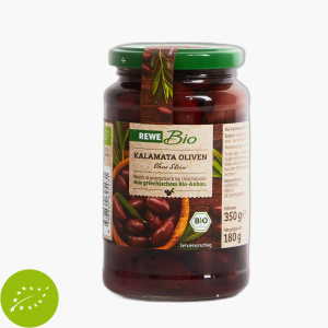 Rewe Bio Kalamata Oliven ohne Stein 180g
