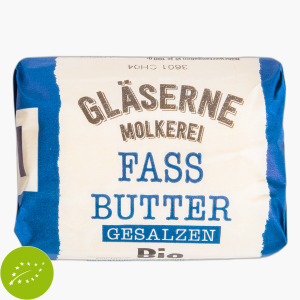 Gläserne Molkerei Bio Fassbutter gesalzen 250g