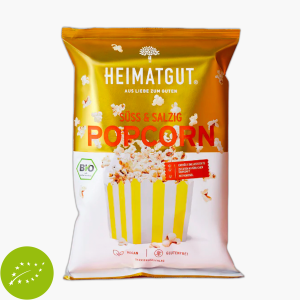 Heimatgut Bio Popcorn Süß & Salzig 90g
