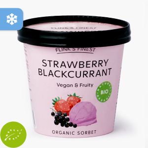 Flink Bio Sorbet Erdbeere Schwarze Johannisbeere 350ml