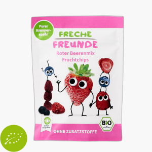 Freche Freunde Bio Fruchtchips Roter Beerenmix 10g