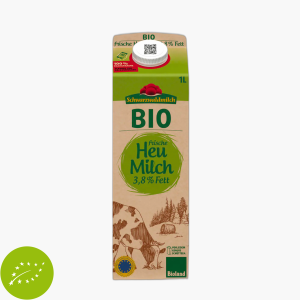 Schwarzwaldmilch Bio Frische Heumilch 3,8%, 1l